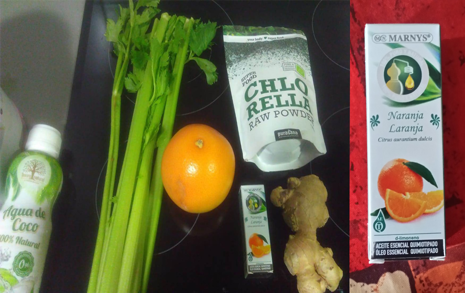 Batido detox de apio